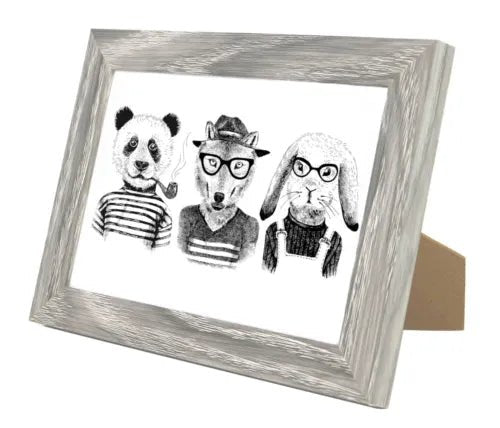 6 x 4 Picture Frame, Light Grey, Photo Frame, 6” x 4” (15cm x 10cm) - Daily Buy