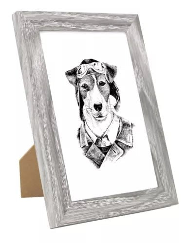 6 x 4 Picture Frame, Light Grey, Photo Frame, 6” x 4” (15cm x 10cm) - Daily Buy