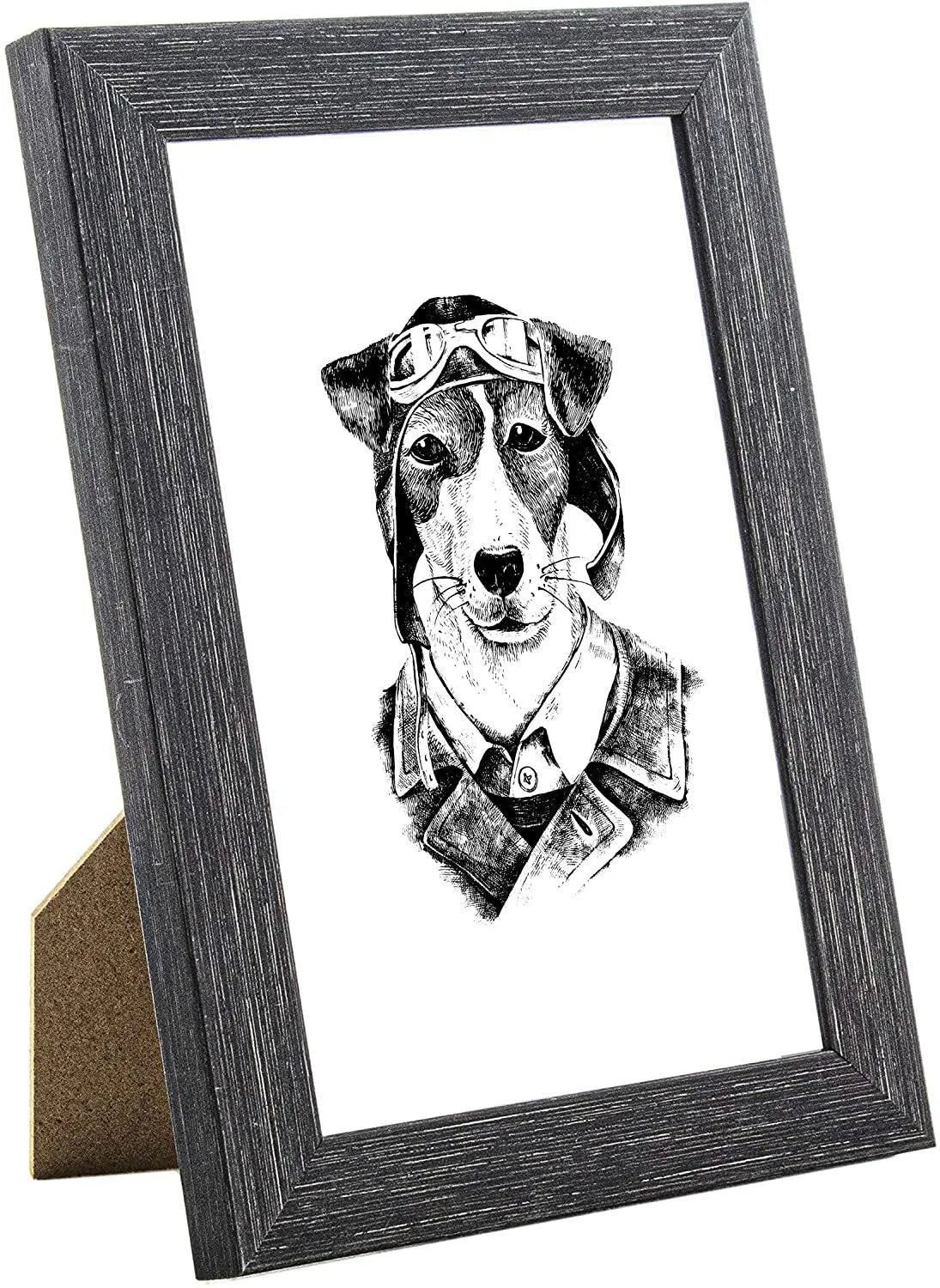 6 x 4 Picture Frame, Set of 3, Charcoal, Photo Frame, 6” x 4” (15cm x 10cm) - Daily Buy