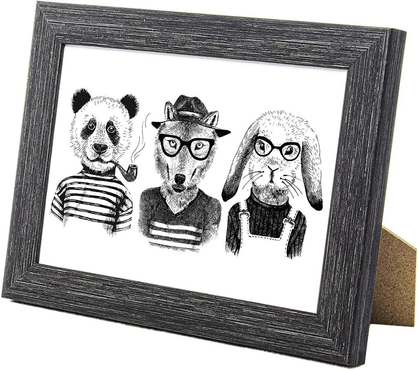 6 x 4 Picture Frame, Set of 3, Charcoal, Photo Frame, 6” x 4” (15cm x 10cm) - Daily Buy