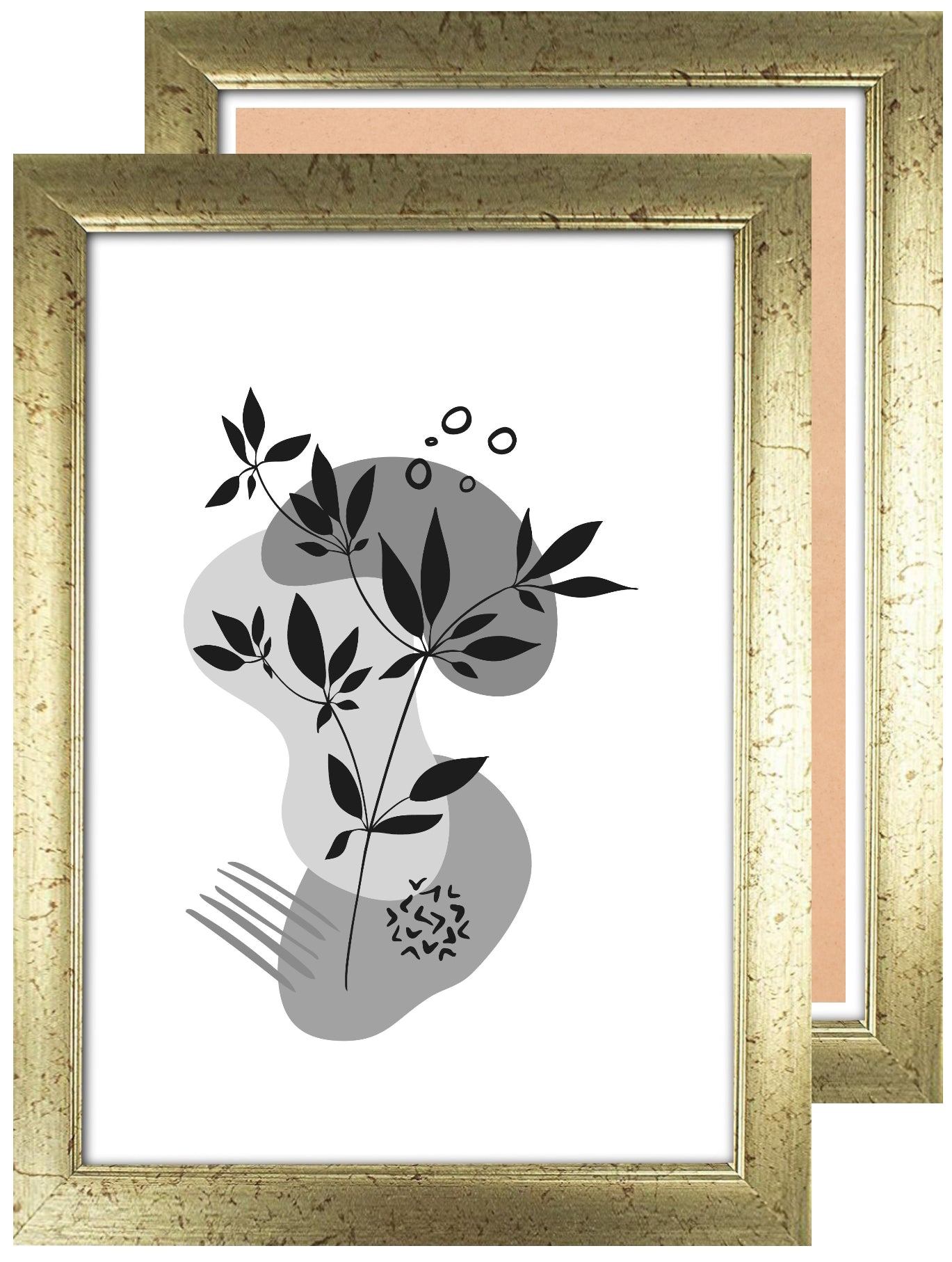 A4 Picture Frame, Gold, Set of 2, A4 Photo Frame, A4 Art Print, Certificate & Poster Photo Frame - Daily Buy