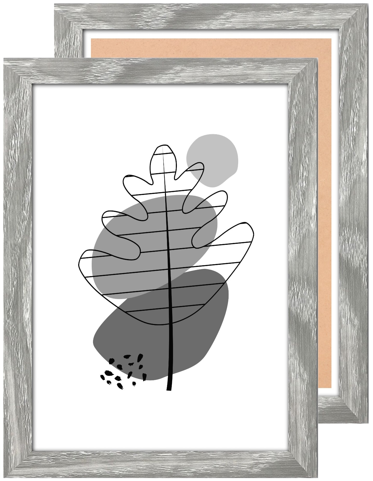 A4 Picture Frame, Light Grey, Set of 2, A4 Photo Frame, A4 Art Print, Certificate & Poster Photo Frame - Daily Buy