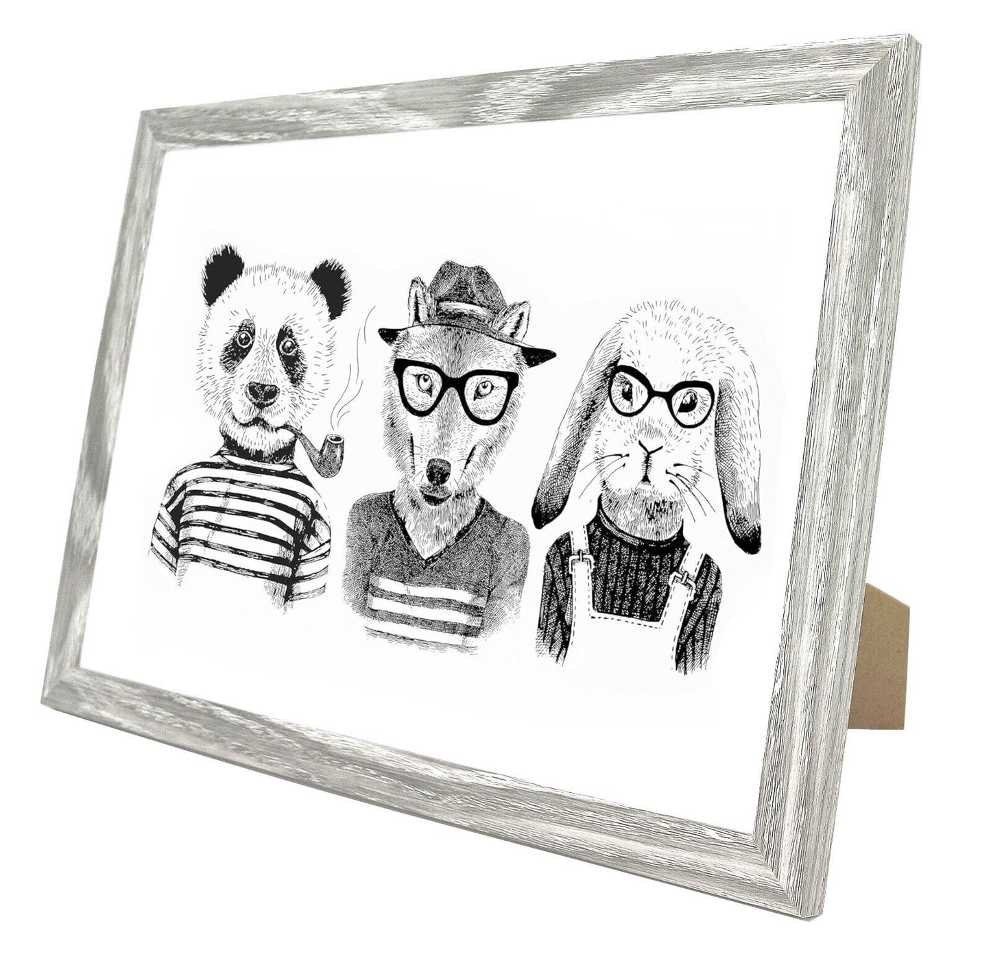 A4 Picture Frame, Light Grey, Set of 2, A4 Photo Frame, A4 Art Print, Certificate & Poster Photo Frame - Daily Buy