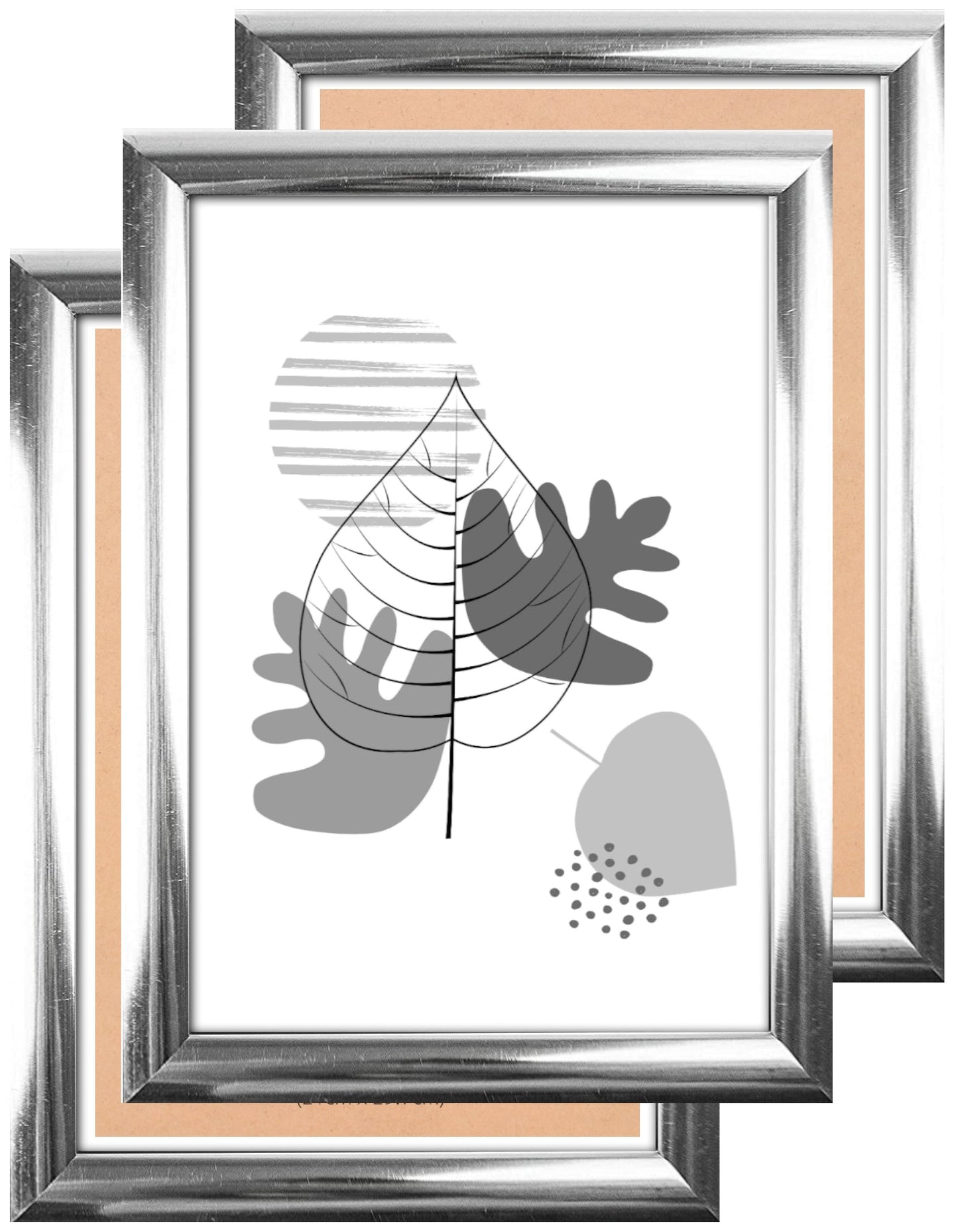 A4 Picture Frame, Silver, Set of 3, A4 Photo Frame, A4 Art Print, Certificate & Poster Photo Frame - Daily Buy