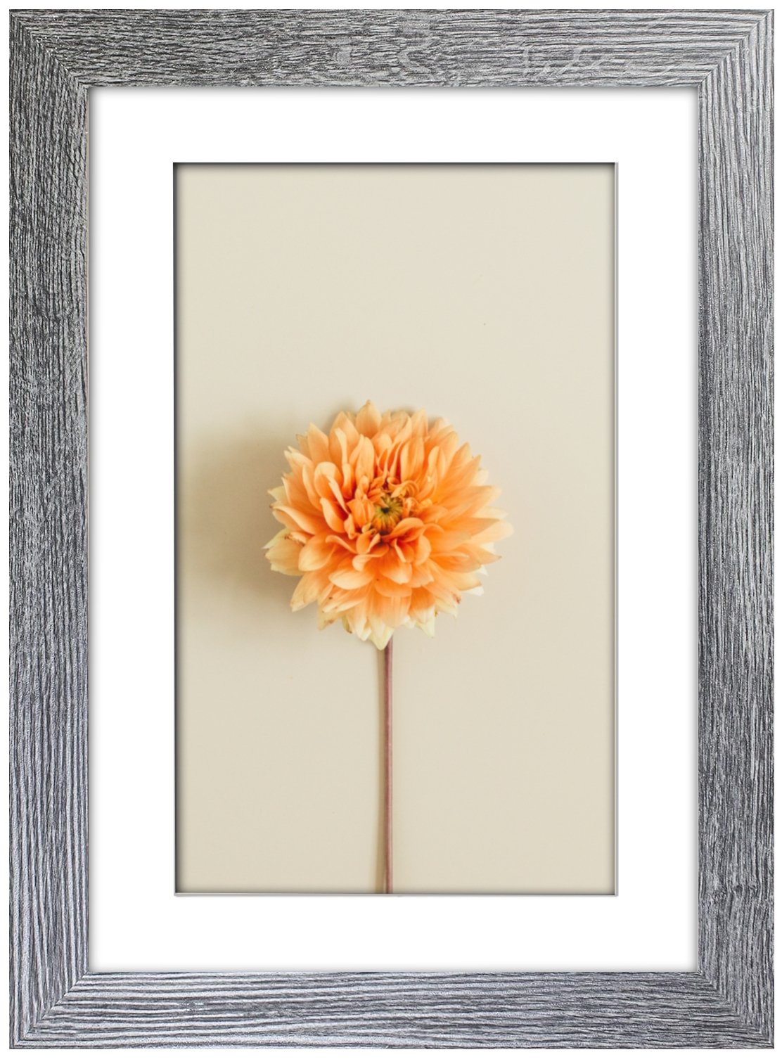 A4 Picture Frame with Card Mount, Dark Grey, A4 Art Print, Certificate & Poster Photo Frame - Daily Buy