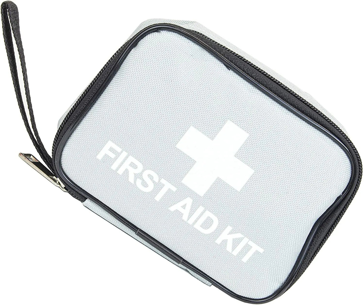 First Aid Kit, 45 Pieces, Emergency Medical Bag, Grey, Medical Pouch - Daily Buy