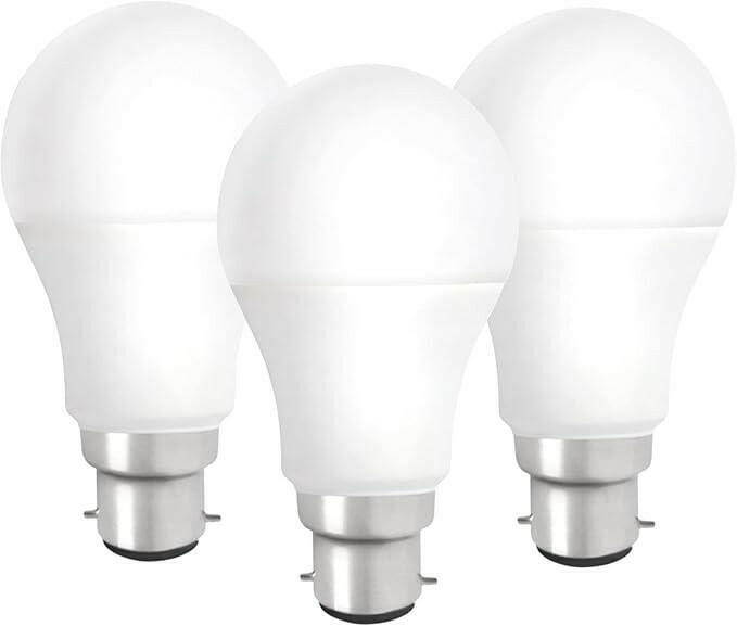 LED Lightbulbs, GLS B22, 3 Pack, Bayonet B22 Fitting, 9w (60w equivalent), 806 lumens - Daily Buy