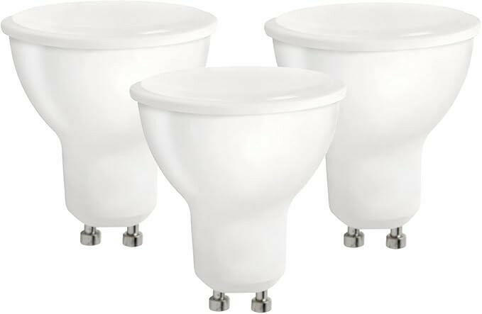 LED Lightbulbs, Spot GU10, 3 Pack, 5w (50w equivalent), 350 lumens - Daily Buy