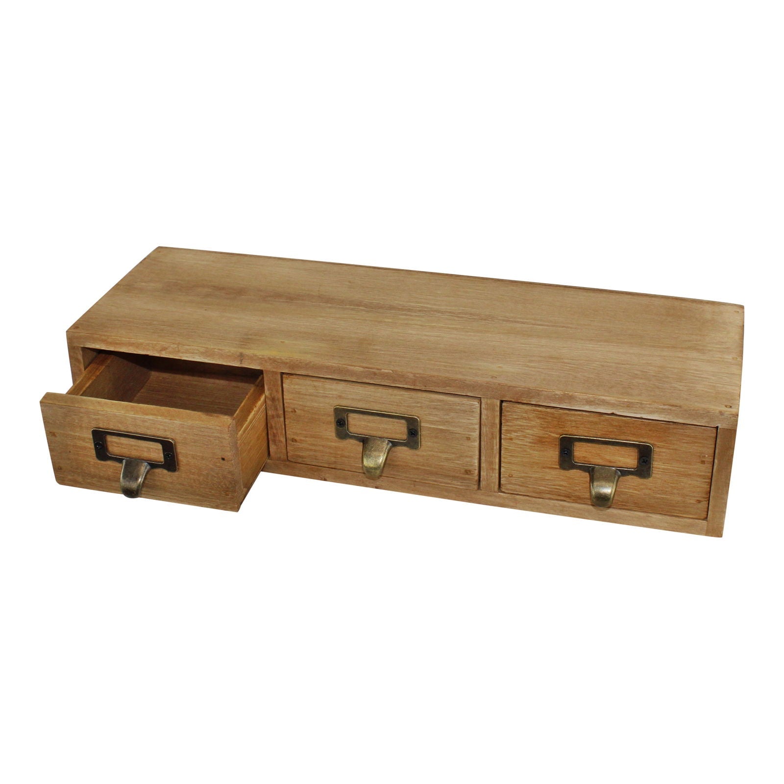 3 Drawer Single Level Small Storage Unit, Trinket Drawers - Daily Buy