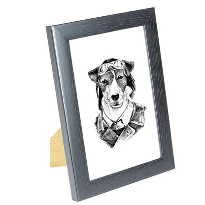 6 x 4 Picture Frame, Black Effect, Photo Frame, 6” x 4” (15cm x 10cm) - Daily Buy