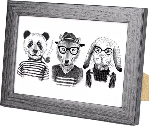 6 x 4 Picture Frame, Dark Grey, Photo Frame, 6” x 4” (15cm x 10cm) - Daily Buy