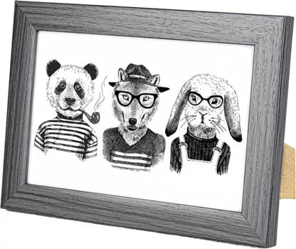 6 x 4 Picture Frame, Dark Grey, Photo Frame, 6” x 4” (15cm x 10cm) - Daily Buy