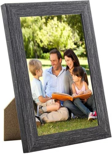 6 x 4 Picture Frame, Set of 2, Charcoal, Photo Frame, 6” x 4” (15cm x 10cm) - Daily Buy