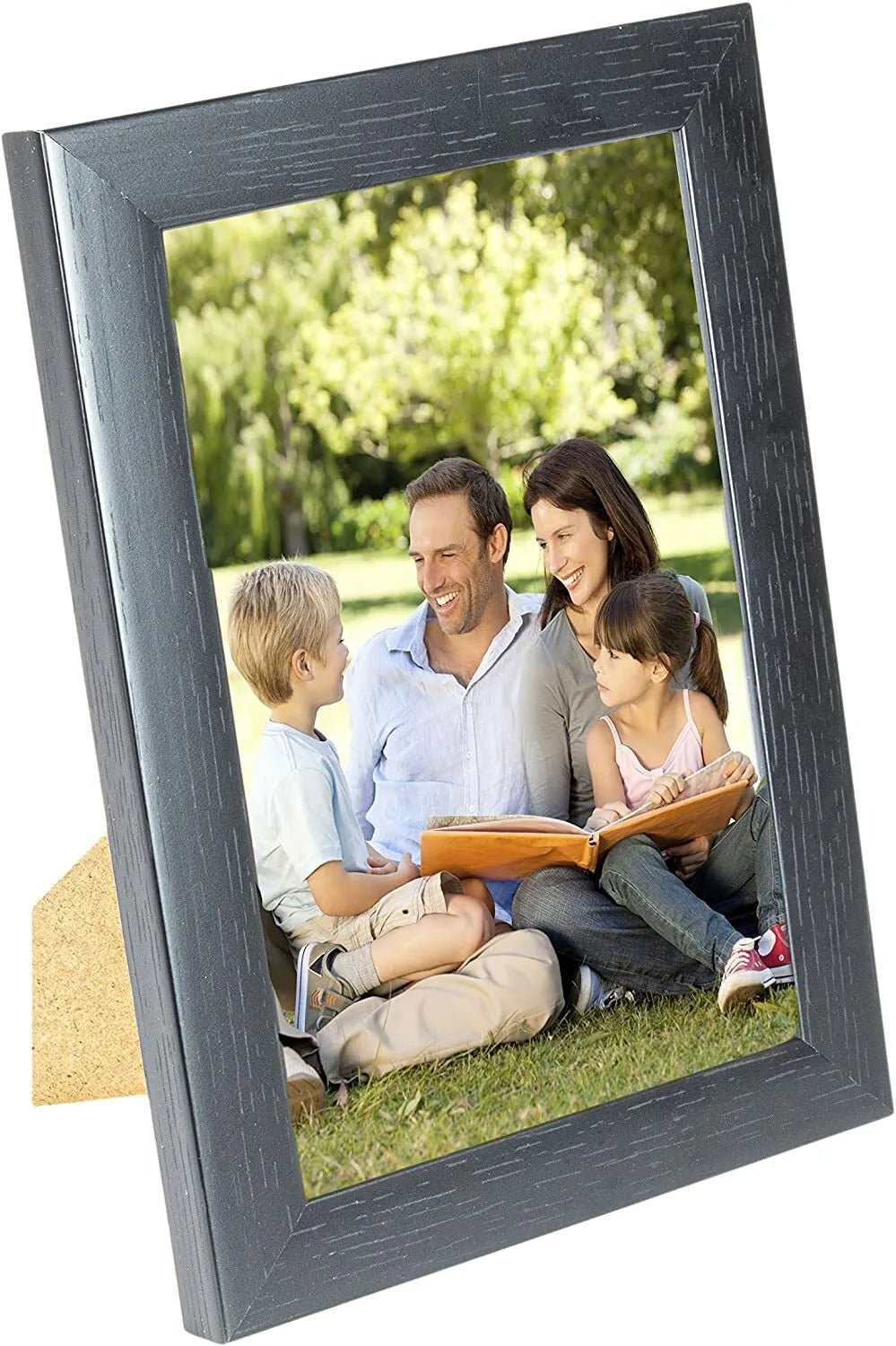 6 x 4 Picture Frame, Set of 3, Black Effect, Photo Frame, 6” x 4” (15cm x 10cm) - Daily Buy