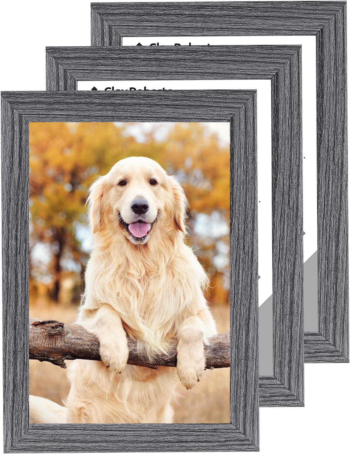6 x 4 Picture Frame, Set of 3, Dark Grey, Photo Frame, 6” x 4” (15cm x 10cm) - Daily Buy