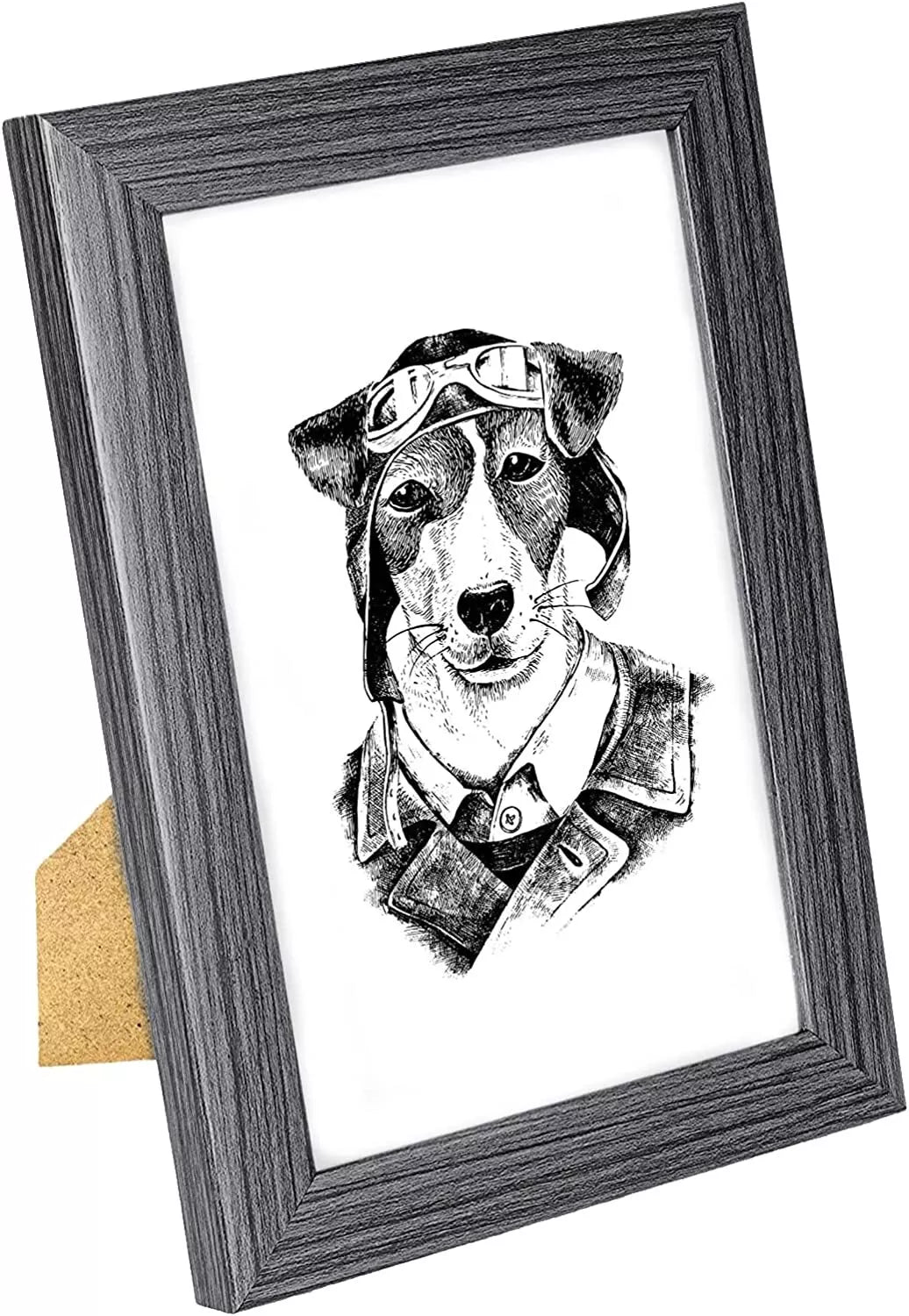 6 x 4 Picture Frame, Set of 3, Dark Grey, Photo Frame, 6” x 4” (15cm x 10cm) - Daily Buy