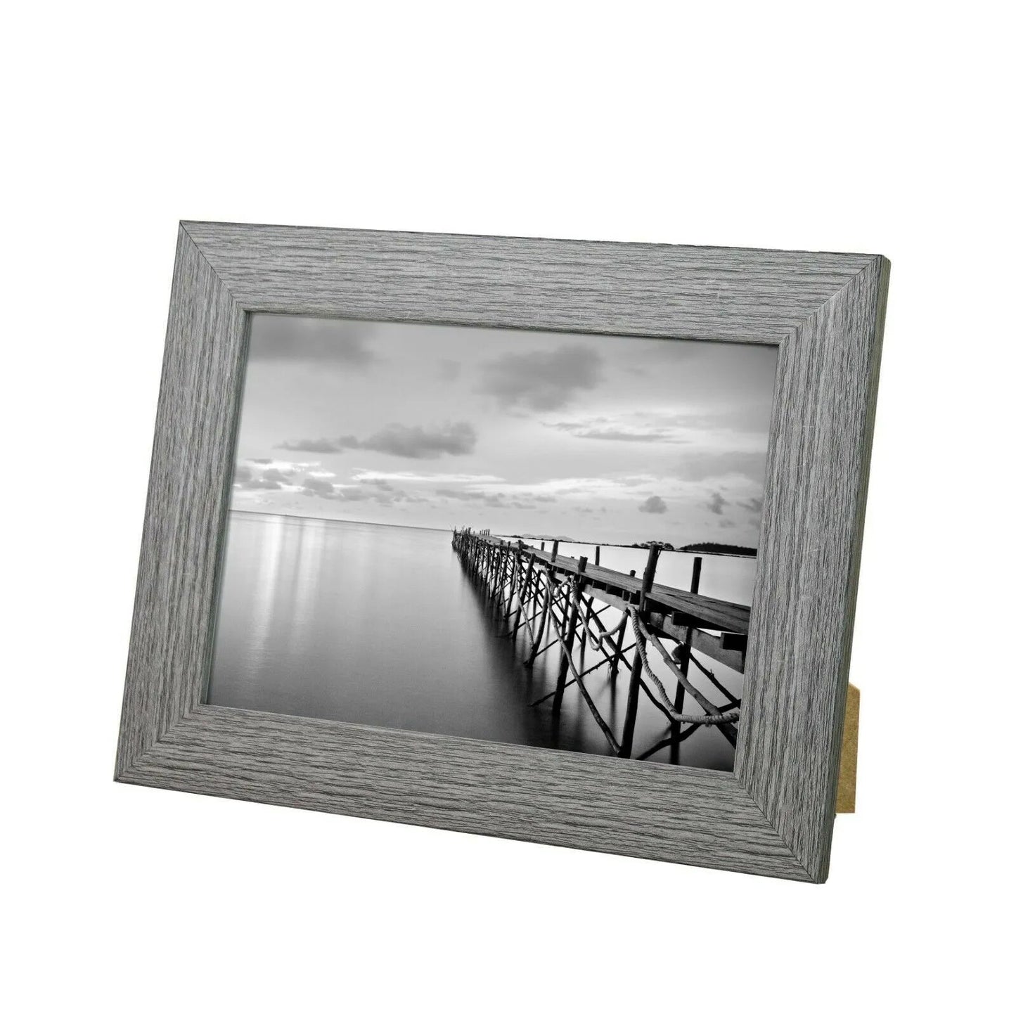 7 x 5 Picture Frame with Card Mount, Set of 3, Dark Grey, Photo Frame, 7” x 5” (13cm x 18cm) - Daily Buy