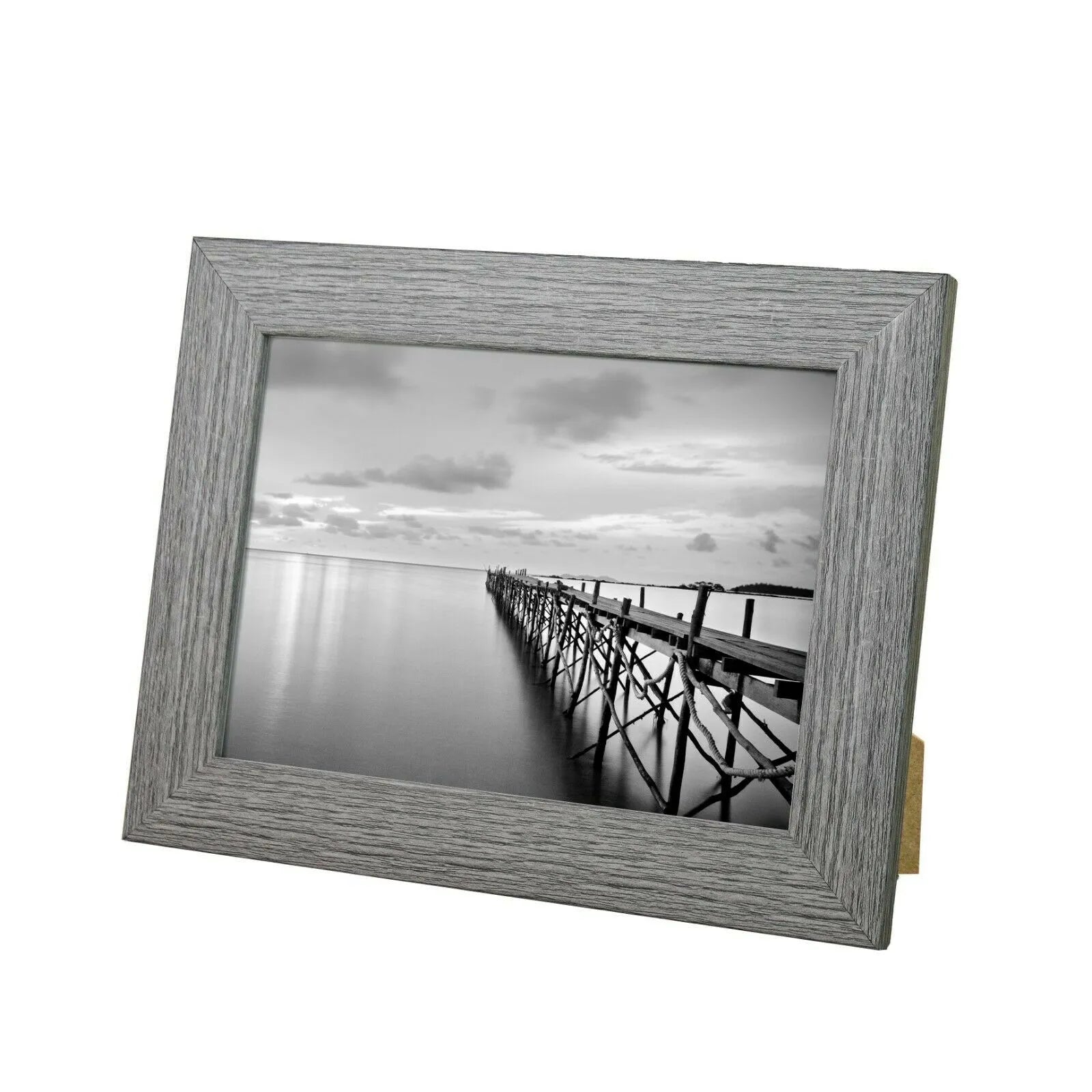 7 x 5 Picture Frame with Card Mount, Set of 3, Dark Grey, Photo Frame, 7” x 5” (13cm x 18cm) - Daily Buy