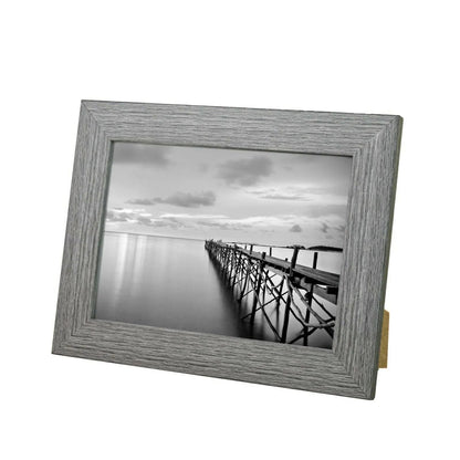 7 x 5 Picture Frame with Card Mount, Set of 3, Dark Grey, Photo Frame, 7” x 5” (13cm x 18cm) - Daily Buy