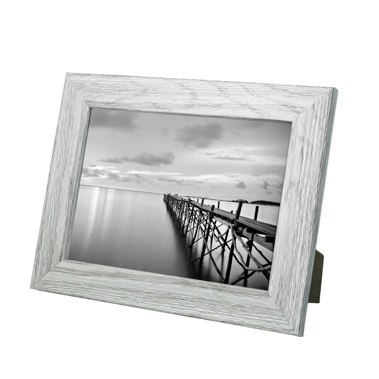 7 x 5 Picture Frame with Card Mount, Set of 3, Light Grey, Photo Frame, 7” x 5” (13cm x 18cm) - Daily Buy