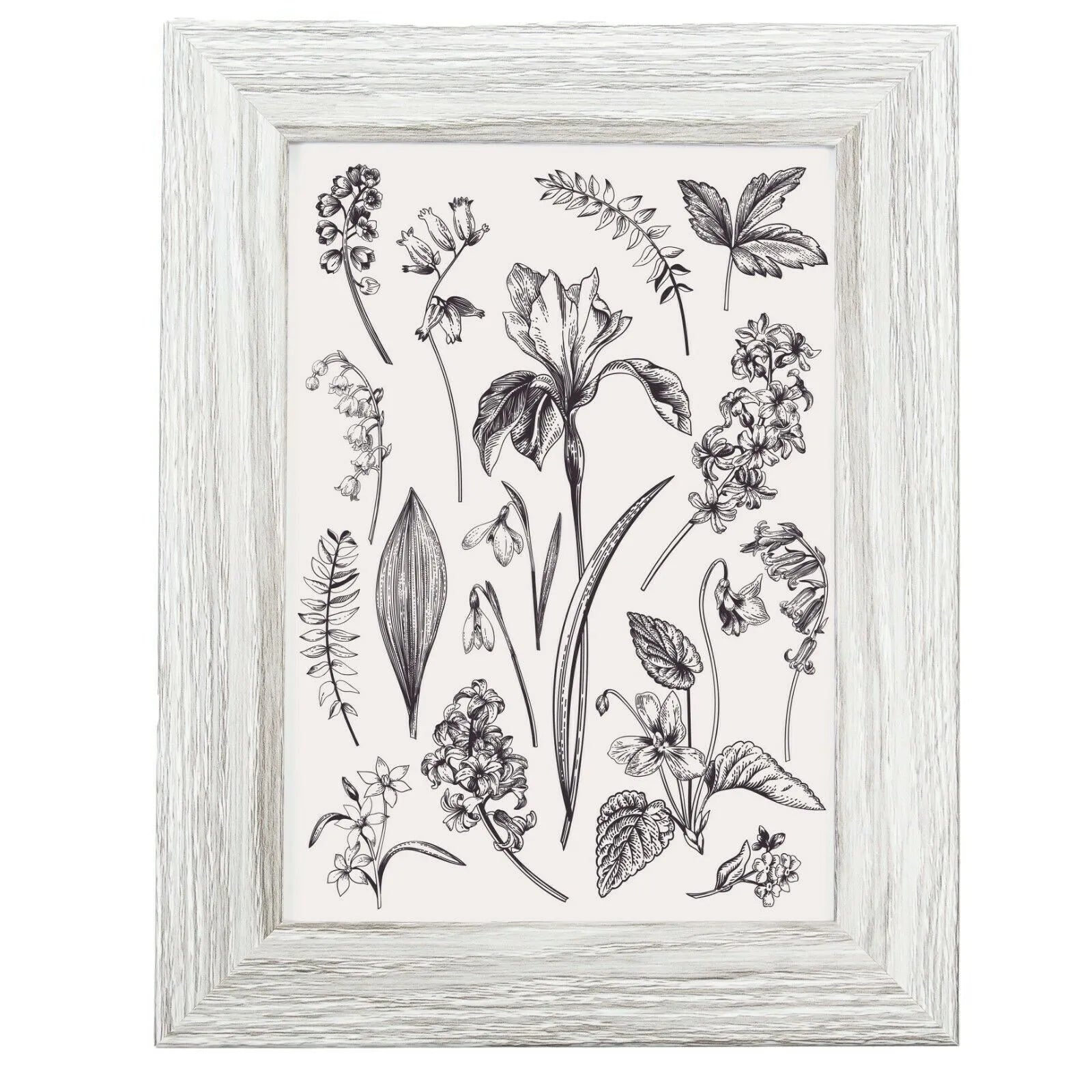 7 x 5 Picture Frame with Card Mount, Set of 3, Light Grey, Photo Frame, 7” x 5” (13cm x 18cm) - Daily Buy