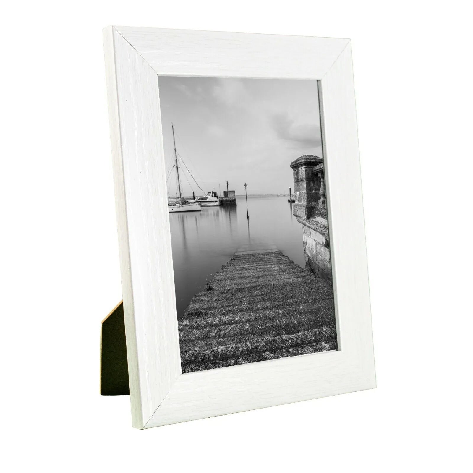 7 x 5 Picture Frame with Card Mount, Set of 3, White, Photo Frame, 7” x 5” (13cm x 18cm) - Daily Buy