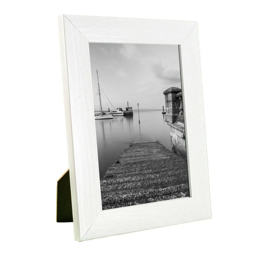 7 x 5 Picture Frame with Card Mount, Set of 3, White, Photo Frame, 7” x 5” (13cm x 18cm) - Daily Buy