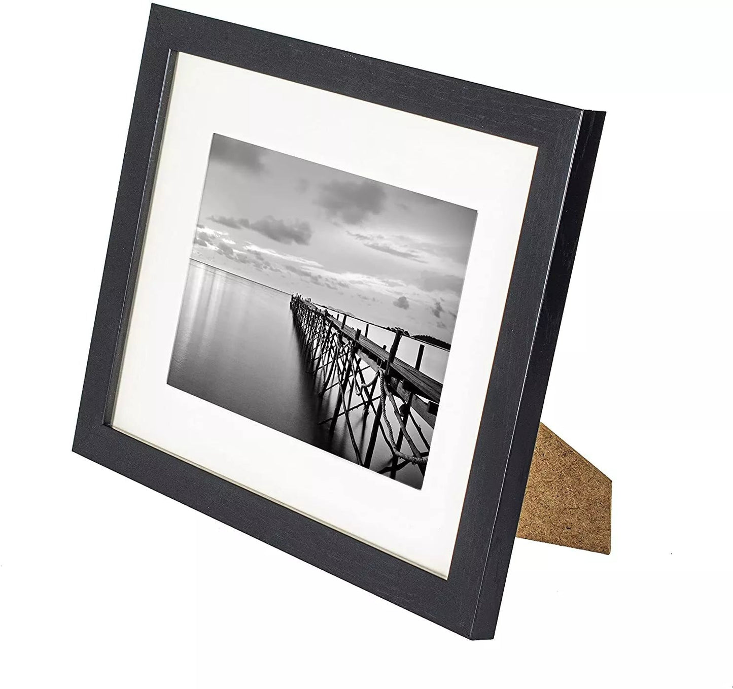 8 x 10 Picture Frame with Card Mount, Set of 3, Black, Photo Frame, 8” x 10” (20cm x 25cm) - Daily Buy