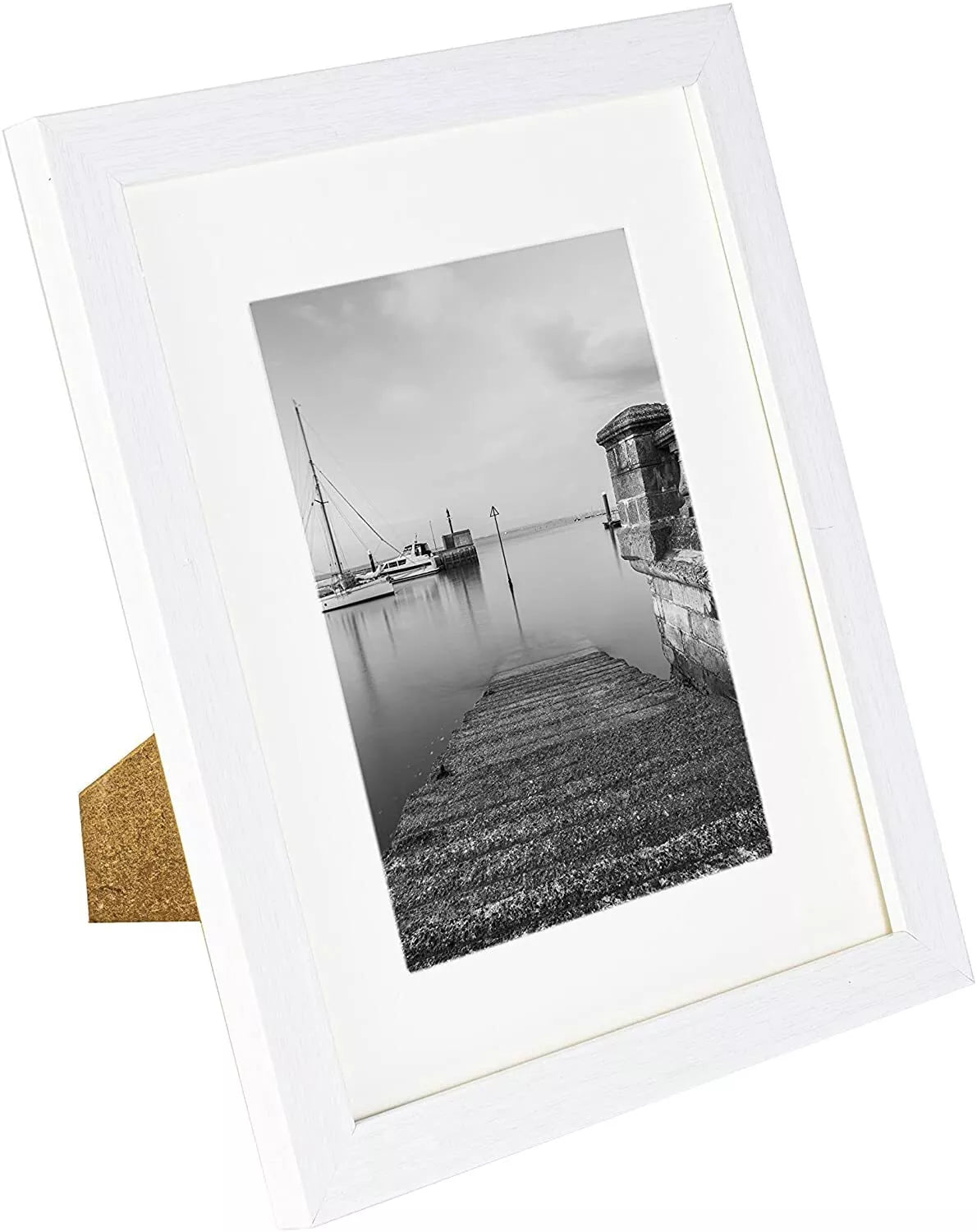8 x 10 Picture Frame with Card Mount, Set of 3, White, Photo Frame, 8” x 10” (20cm x 25cm) - Daily Buy
