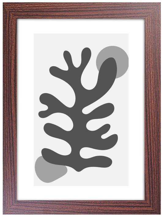 A3 Picture Frame with Card Mount, Brown, A3 Art Print & Poster Photo Frame - Daily Buy