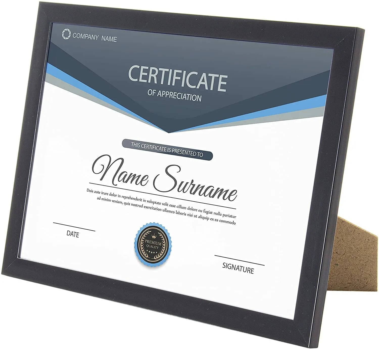 A4 Certificate Frame