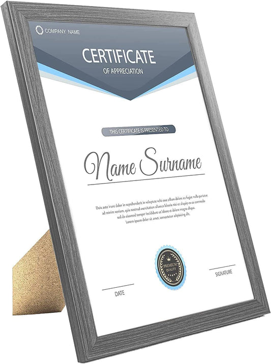 A4 Picture Frame, Dark Grey, Set of 2, A4 Photo Frame, A4 Art Print, Certificate & Poster Photo Frame - Daily Buy