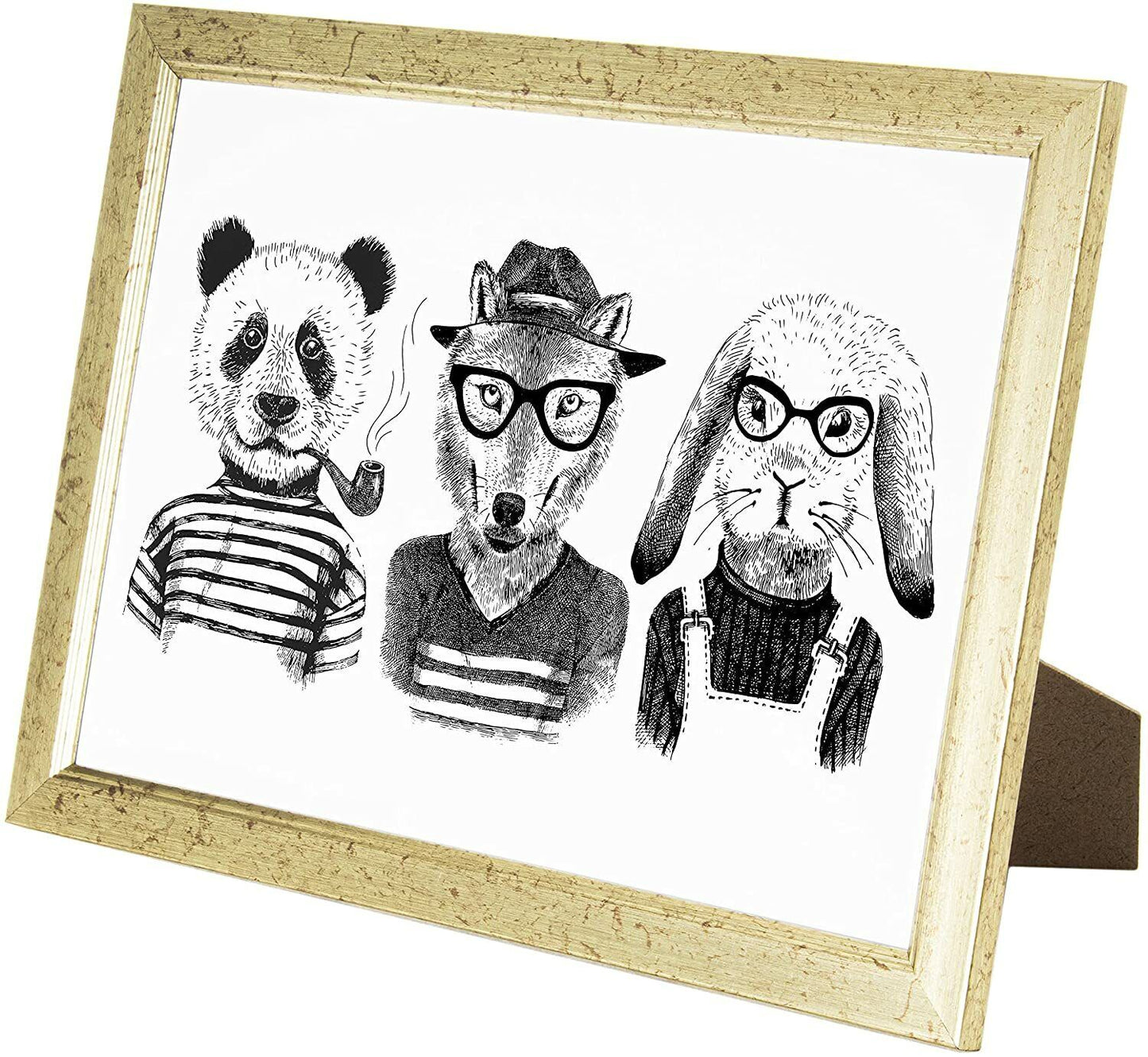 A4 Picture Frame, Gold, Set of 2, A4 Photo Frame, A4 Art Print, Certificate & Poster Photo Frame - Daily Buy