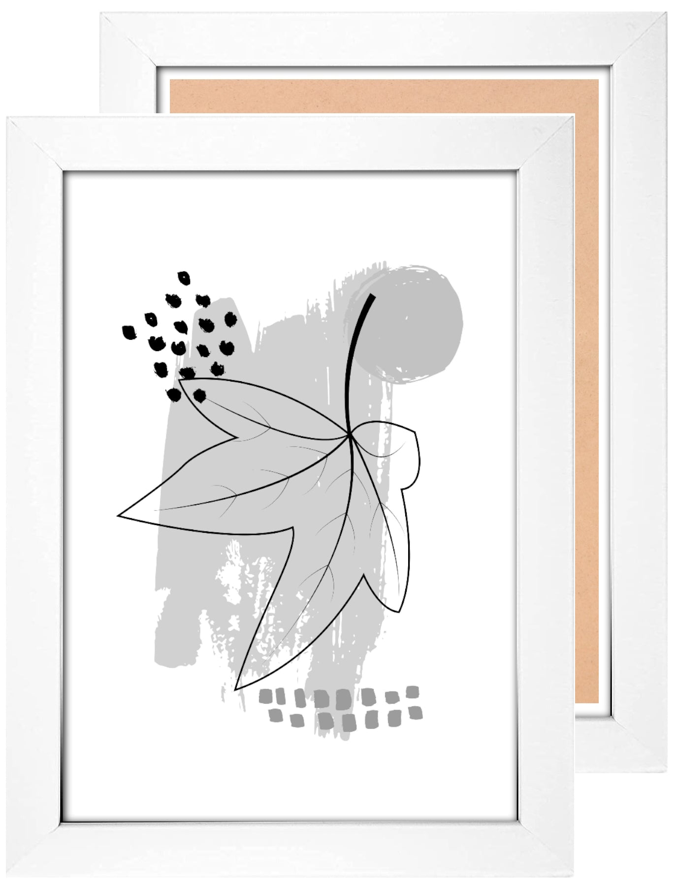 A4 Picture Frame, White, Set of 2, A4 Photo Frame, A4 Art Print, Certificate & Poster Photo Frame - Daily Buy