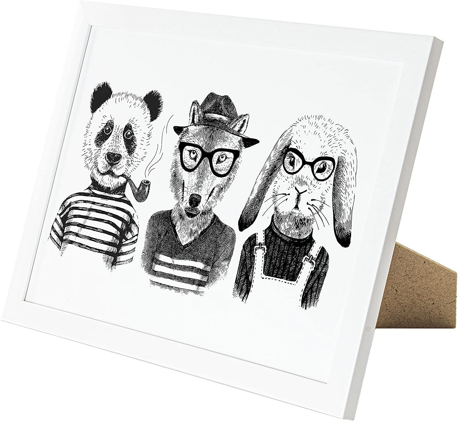 A4 Picture Frame, White, Set of 2, A4 Photo Frame, A4 Art Print, Certificate & Poster Photo Frame - Daily Buy