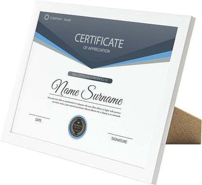 A4 Picture Frame, White, Set of 2, A4 Photo Frame, A4 Art Print, Certificate & Poster Photo Frame - Daily Buy