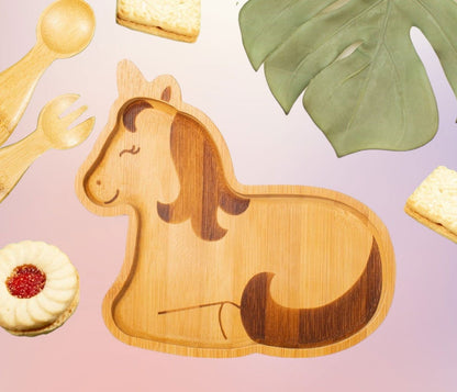 Bamboo Unicorn Plate - Daily Buy