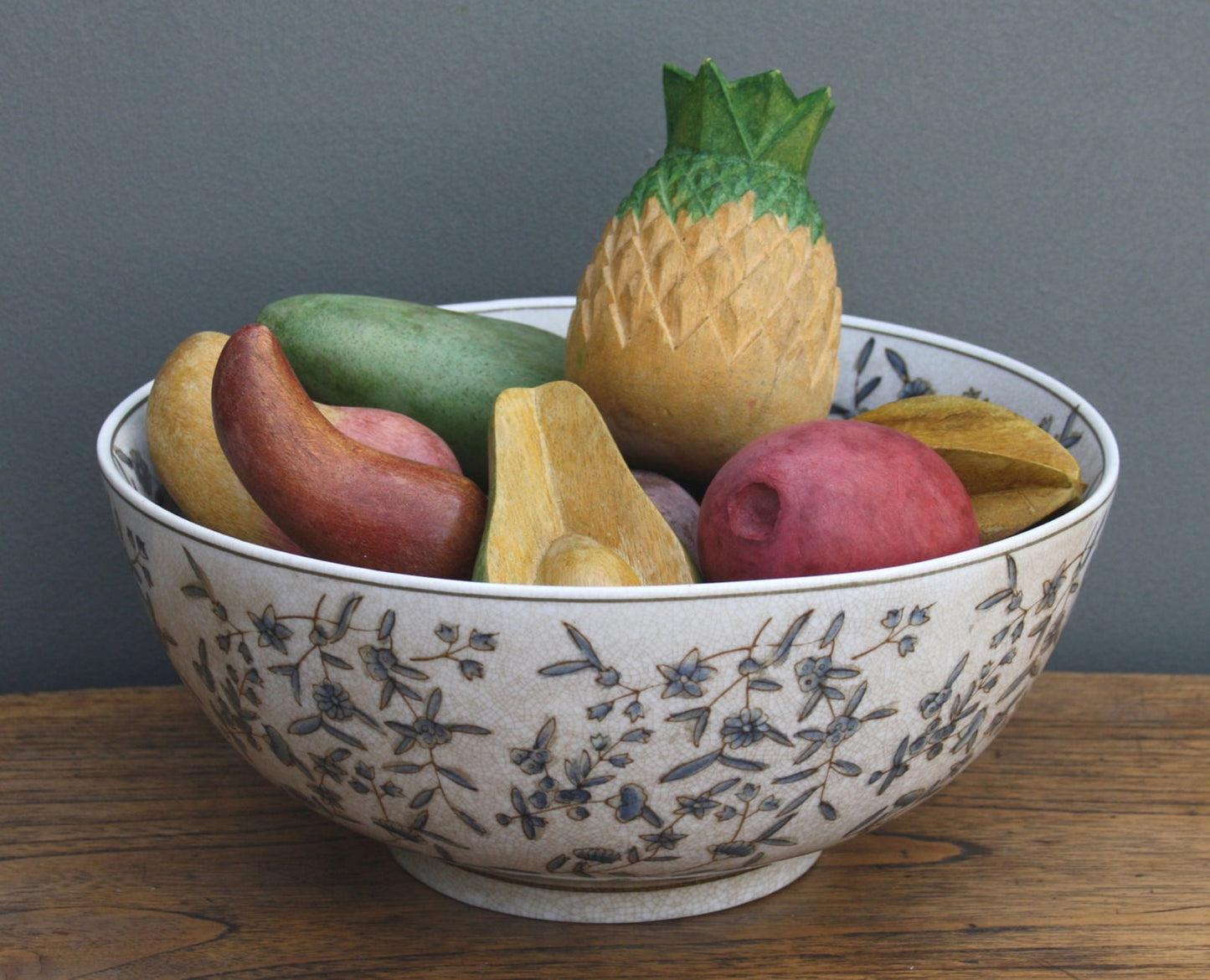 Blue And White Ditsy Print Bowl - Daily Buy