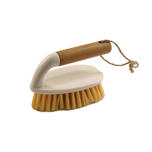 Cream Scrubbing Brush with Bamboo Wooden Handle - Daily Buy