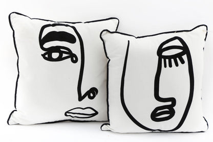 Face Print Scatter Cushions - Daily Buy