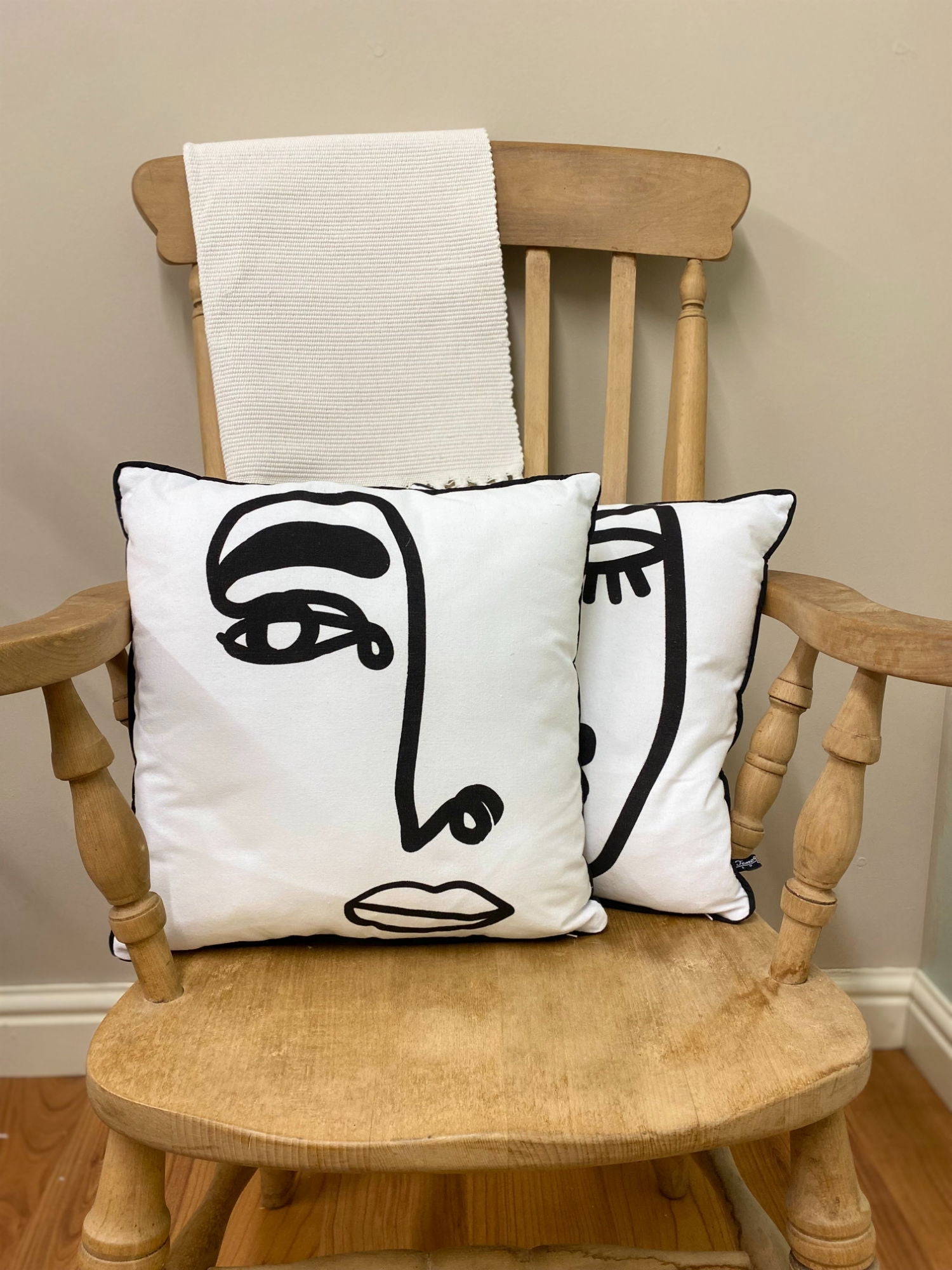 Face Print Scatter Cushions - Daily Buy