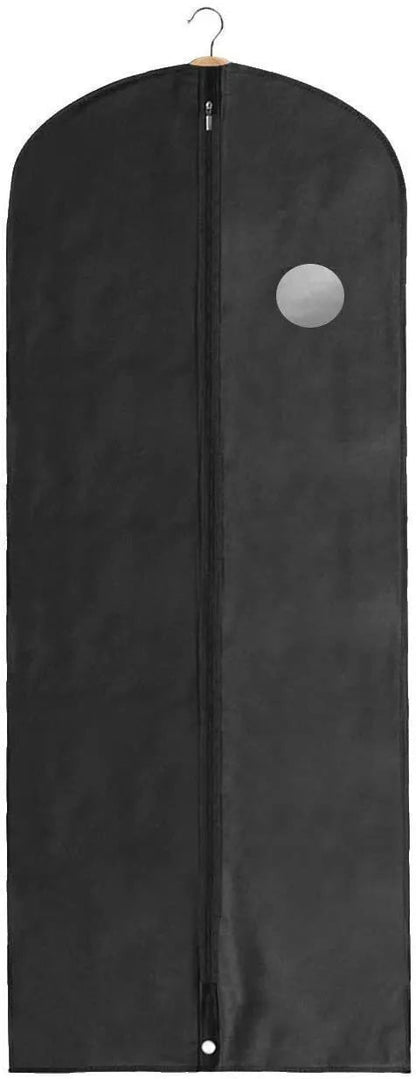 Garment Covers, Long, Set of 3, Black, 152cm x 61cm (60" x 24"), Dress & Suit Bags - Daily Buy