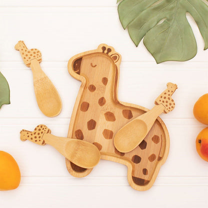 Gigi Giraffe Bamboo Plate - Daily Buy