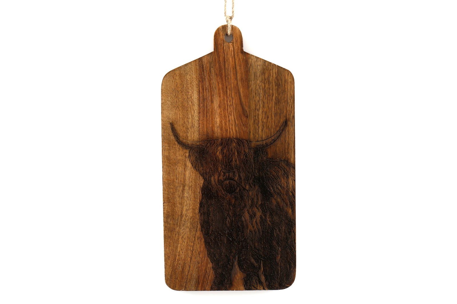 Highland Cow Engraved Wooden Cheese Board - Daily Buy