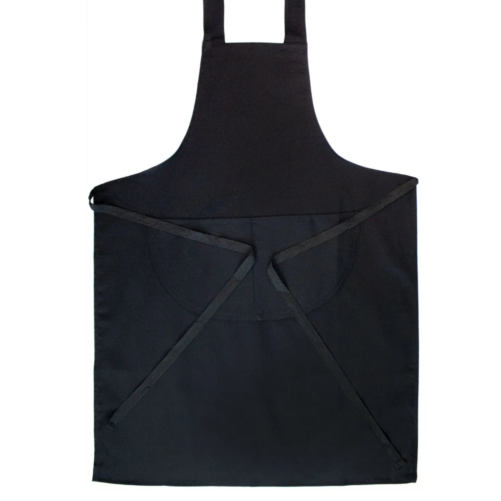 Kitchen Apron with Pockets, Black, Traditional Chefs Apron, Double Pockets - Daily Buy