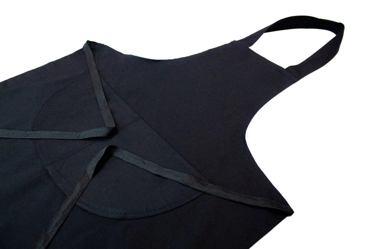 Kitchen Apron with Pockets, Black, Traditional Chefs Apron, Double Pockets - Daily Buy