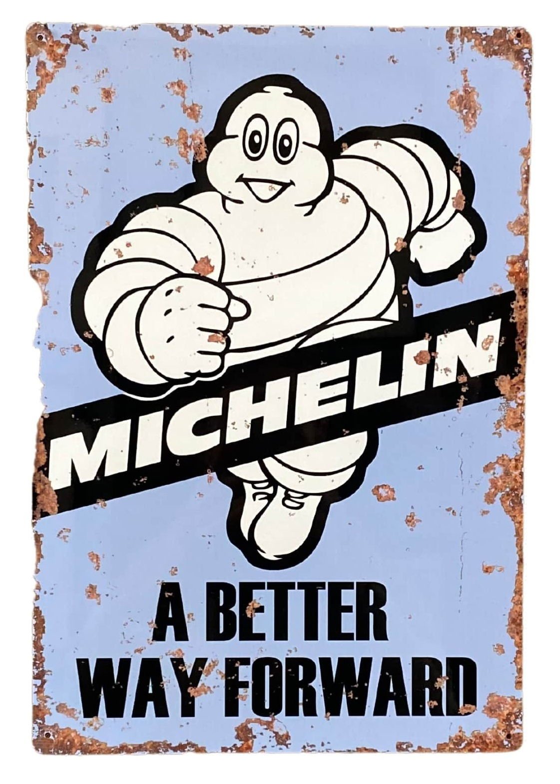 Metal Vintage Wall Sign - Michelin A Better Way Forward Tyres - Daily Buy