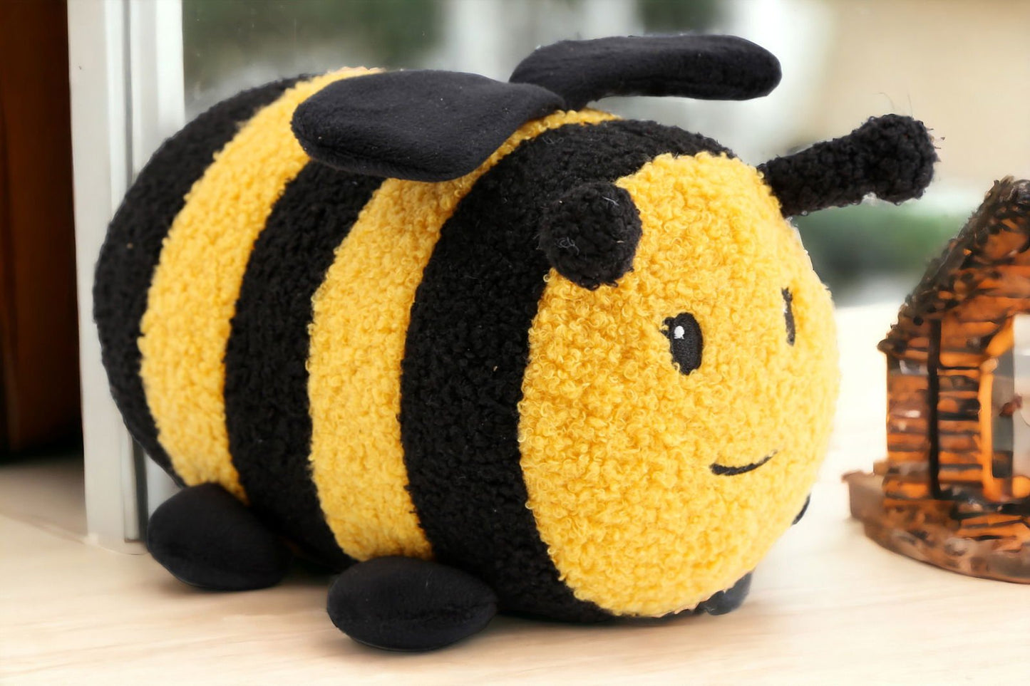 Plush Bee Doorstop 25cm - Daily Buy