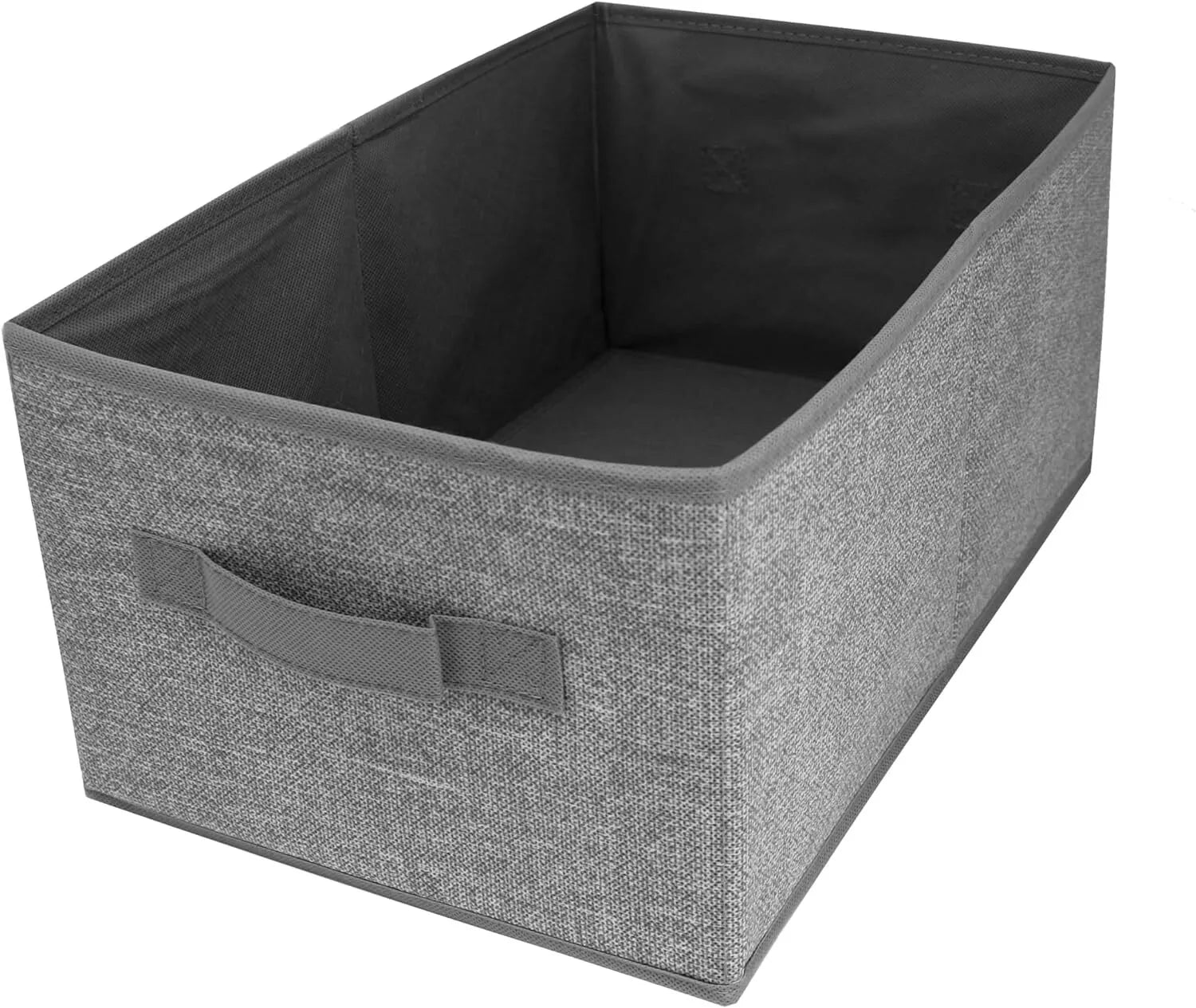 Storage Baskets, Set of 3, Foldable, Grey, Large Foldable Storage Baskets - Daily Buy