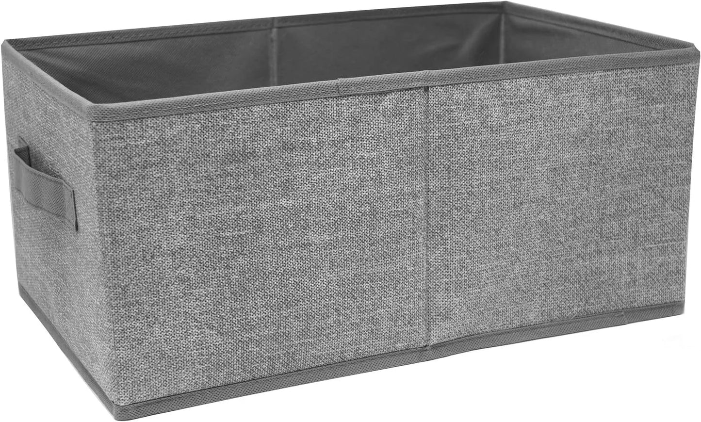 Storage Baskets, Set of 4, Foldable, Grey, Large Foldable Storage Baskets, Assorted Sizes - Daily Buy